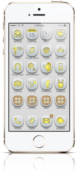 Download 1Derland GOLD Glyphish Icons 11.0 free
