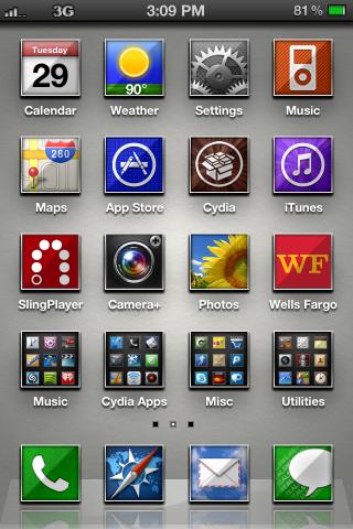 Download a 1derful HD Theme for the iPhone 4 11.0 free
