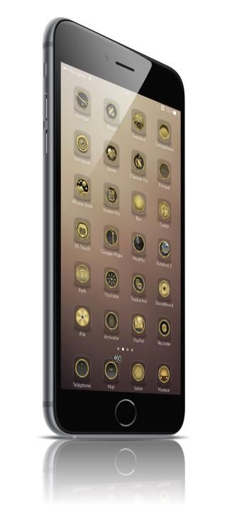 Download Golden iOS8 i6Plus Wallpapers 1.0 free