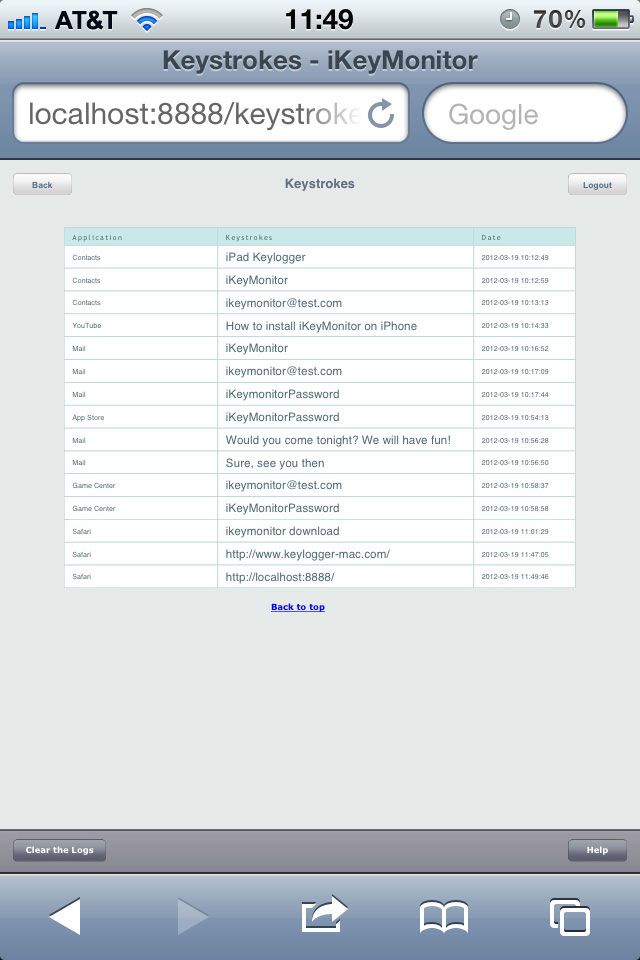 Download iKeyMonitor - iPad/iPhone Key Logger 3.6.2-25 free
