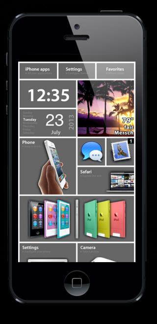 Download NewOS Dark i5 iOS7 1.1 free
