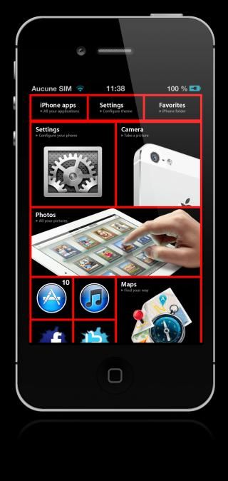 Download NewOS Dark i5 iOS8 1.0 free