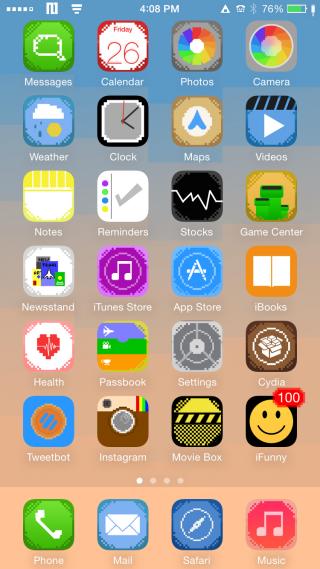 Download Pixelated for iOS 8 1.1 free