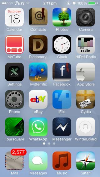 Download Pure HD Icons iOS7 1.0.1 free