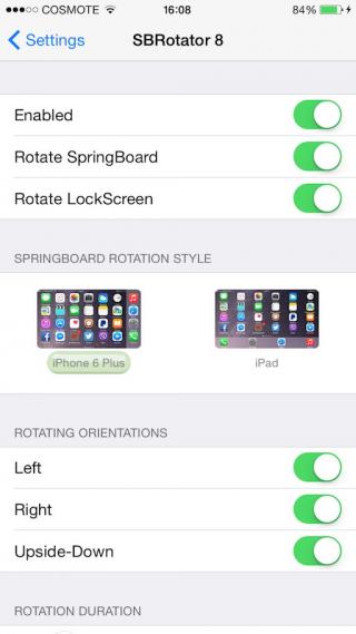 Download SBRotator (iOS 9 & 8) 1.1-1k free