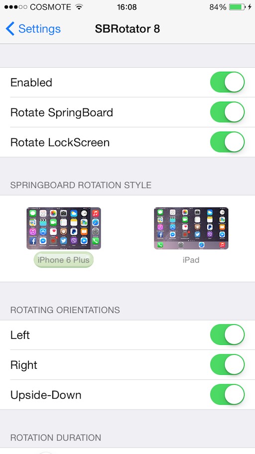 Download SBRotator (iOS 9 & 8) 2.0-14 free