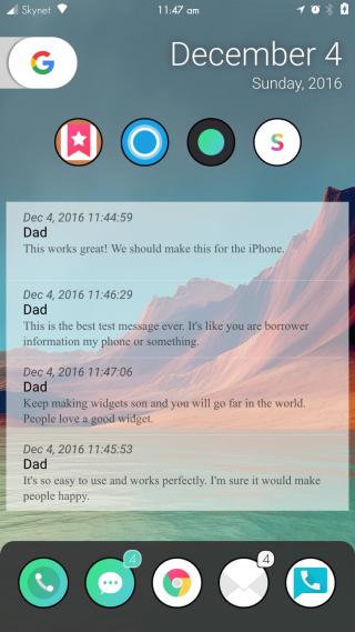 Download Simple Messages Widget 1.0 free
