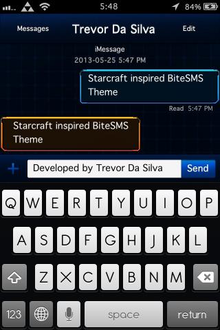 Download Starcraft Inspired BiteSMS Theme 1.0 free